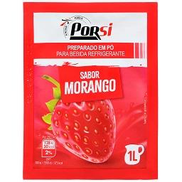 Refresco em pó de morango