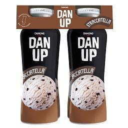 Iogurte líquido dan'up milkshake straciatella