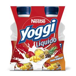 Iogurte líquido yoggi frutos tropicais