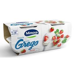 Iogurte estilo grego morango