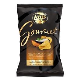Lay's gourmet creme de queijo e cebola caramelizada ...